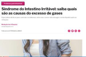 Reportagem no site A Gazeta, de 09/09/23